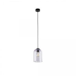 Lampa wisząca z fioletowym, szklanym kloszem MOLLY PURPLE 1 10299 TK Lighting