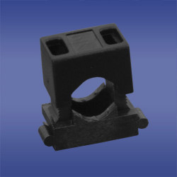 Uchwyt montażowy UM 16 (50szt.) czarny 12.16 ELEKTRO-PLAST