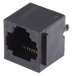 Złącze RJ45 Żeński Złącze RJ45 Przewlekany Cat3 Amphenol Communications Solutions, proste, 8P8C-żyłowe