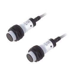 Czujniki fotoelektryczne cylindryczny RS PRO PNP NO+NC zakres 10 m Podczerwona dioda LED