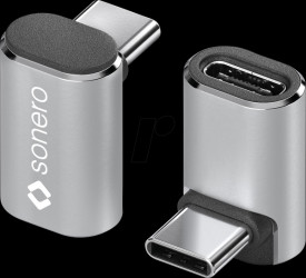 X-UA130 Adapter USB 4.0 C plug > C socket, silver