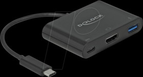 64091 Adapter USB C &gt; HDMI + USB 5 Gb/s + PD, 0.15 m