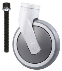 Koło samonastawne średnica kabla 150mm Pojedyncza śruba Tente 100kg wysokość całkowita 190mm