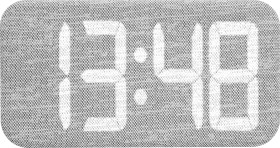 TFA Dostmann 60.2042.02 Kwarcowy Budzik biały, szary Ilość alarmów 3 duży wyświetlacz