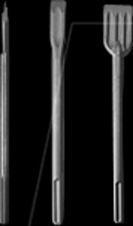 28815 6 SDS-max chisel, EnDuro, set with 3 pieces