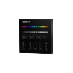 Panel MiLight 4strefy RGBW czarny bat sterownik B3B