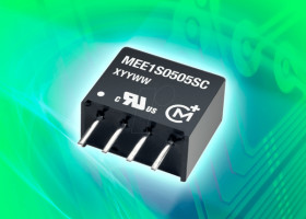 MEE1S0505SC DC/DC converter MEE1 series, 1 W, 5 V DC, SIP, single