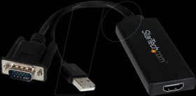 VGA2HDU VGA adapter, VGA plug to HDMI socket