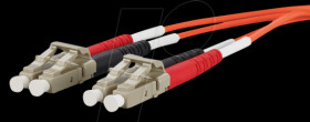 151H1JOJO10E OpDAT PC LC-D/LC-D G50/125 OM2 BR 2x2.0 mm orange 1.0 m