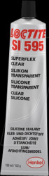 595 Loctite SI 595 silicone, clear, 40 ml tube, body repair, seam se