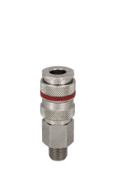 Szybkozłączka pneumatyczna RS PRO R 1/2 męskie rodzaj Żeński Gwintowany Mosiądz, stal 1/2in