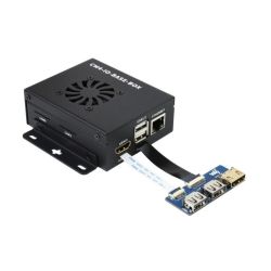 Zestaw CM4-IO-BASE-Acce C do budowy minikomputera z Raspberry Pi CM4 + adapter USB-HDMI - Waveshare 20271