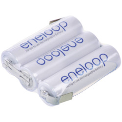 Panasonic 129673 eneloop Battery Pack 3x AA F1x3 NiMH 3.6V 1900mAh