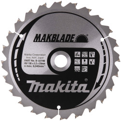 Makita B-32708 B-32708 MAKBLADE Mitre Saw Blade 190 x 20mm x 24T