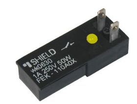FEK 110A0R (FEK 110A0X) czujnik reed, 2 przewodowy NO, 3...250V AC/DC, LED (czerwona), FEK-110A0X, FEK-110AOX