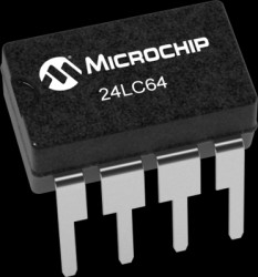 EEPROM memorie, Microchip 24LC64-I/P
