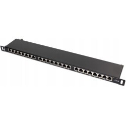 PATCH PANEL FTP CAT.6 24 PORTY 0.5U PGF-6FTP24-B8 GETFORT