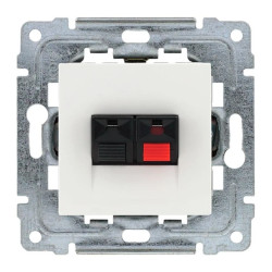 DANTE Gniazdo głośnikowe pojedyncze stereofoniczne bez ramki przekrój przewodów do 4 mm2 4502771