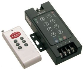 STEROWNIK RGB RF8B 25 PROGRAMÓW, PILOT RADIO, ŚCIEMNIANIE