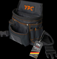 BG00007BKBK "Presto" belt pouch XL, black, 27x21x13 cm, 5 kg capacity