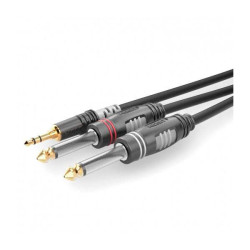 Sommer Cable HBA-3S62-0300 Jack Audio Cable Black 3.00 m 3.5 mm to 6.3 mm mono