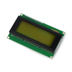 Wyświetlacz LCD 4x20 znaków zielony ze złączami - justPi