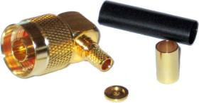 Złącze N/m zaciskane na H155, kątowe