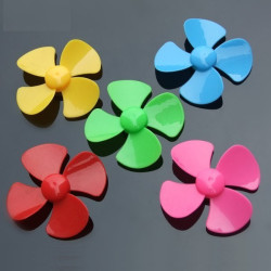 4-blade Propeller 40x1.5mm - for Mini Wind Turbine DIY Projects