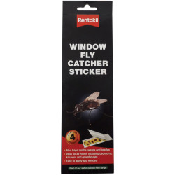 Rentokil FW40 Window Fly Catcher Stickers (Pack 4)