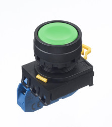 Kompletny układ przycisku SPST średnica wycięcia 22mm, montaż panelowy Idec