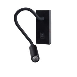 Oprawa ścienna czarna LED TONIL II LED B kinkiet 3,3W 145lm 3000K barwa ciepła 32522