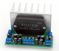 VAVT1594C Wzmacniacz mocy 2x45W z STK4182 (Zestaw zmontowany) AVT1594C