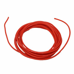 Silicone Cover Stranded-Core Wire - 2m 26AWG Red