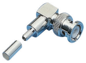 Złącze koncentryczne Montaż na kablu Męski 50Ω typ złącza Złącze BNC Połączenie zagniatane typ kabla RG122, RG133,