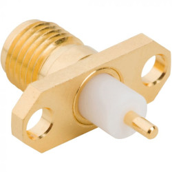 Złącze RF Montaż na panelu Żeński typ złącza Złącze SMA Lutowane