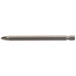 Draper 64362 No.2 1/4&quot; Hex PZ Type Insert Bit 100mm Long x 1