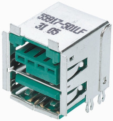 Złącze USB A Przewlekany Żeńskie do żeńskiego 2-portowe