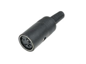 Gniazdo DIN 5P PIN 180 stopni