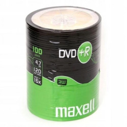 PŁYTA DVD+R 47 16 (100 sztuk) FOLIA MAXELL / 275737.40.TE