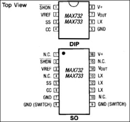 12V/+15V Step-Up Current-Mode PWM Regulators