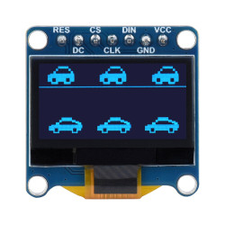 Blue 0.96" OLED Display Module (128x64)