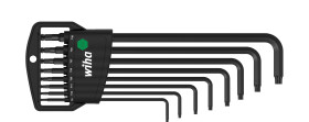 Zestaw kluczy Torx typu L, 8 szt., Wiha