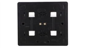 Simon 54 Gniazdo Poczwórne Schuko Natynkowe Z Przesłonami Torów Prąd. Wer....