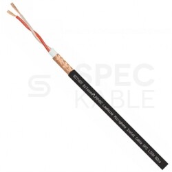 Kabel mikrofonowy BiTsound LowNoise 2x0,23mm2 Cu OFC zbalansowany B2ca bezhalogenowy LSOH czarny Bitner