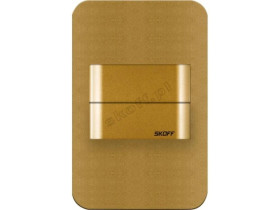 Oprawa przyschodowa DUO SALSA Short LED Light 10 V DC 1,6 W IP 20 4000 K mosiądz mat