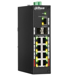 PFS3211-8GT-120-V2 - switch przemysłowy, gigabitowy PoE 8-port + 1 RJ45 + 2 SFP