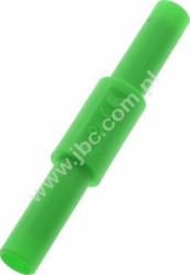 3310-IEC-GN Sprzęgło przewodów pomiarowych bezpiecznych, 2x gniazdo 4mm, zielone, ELECTRO-PJP, 3310IECGN