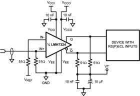 Micropower, 700-ps, high-speed, quad RSPECL comparator
