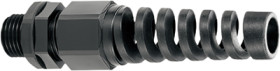Cable gland, with bend protection, PG11, Clamping range 5 to 10 mm, IP68, black, BYB-5-12H0105