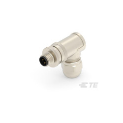 TE Connectivity T4113012041-000 M12 Circ Conn Male 4P Gold Right-Angled Shrouded